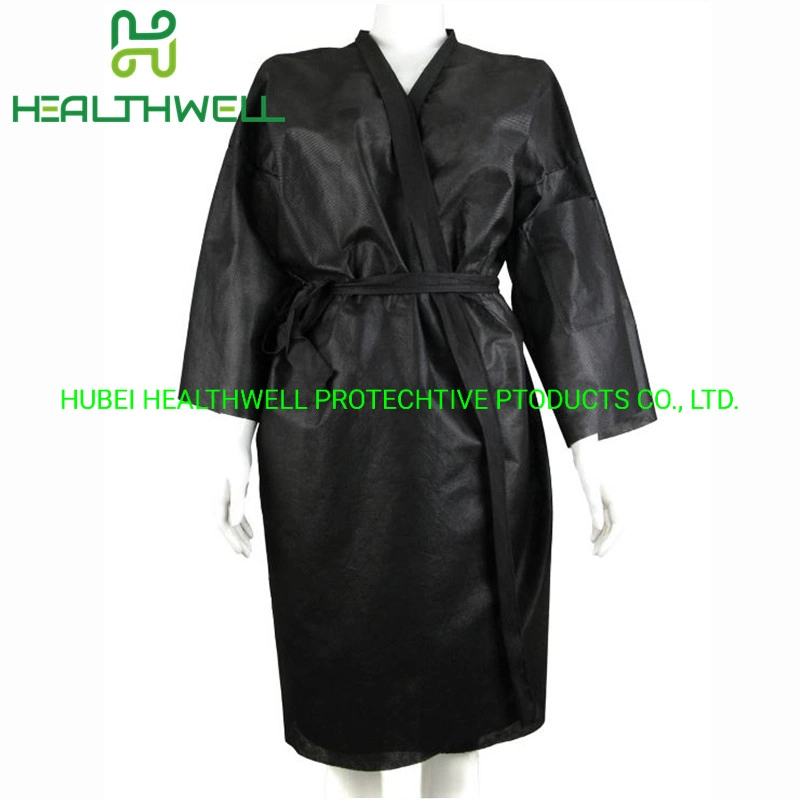 Disposable Nonwoven Beauty Salon SPA Pajamas Gown