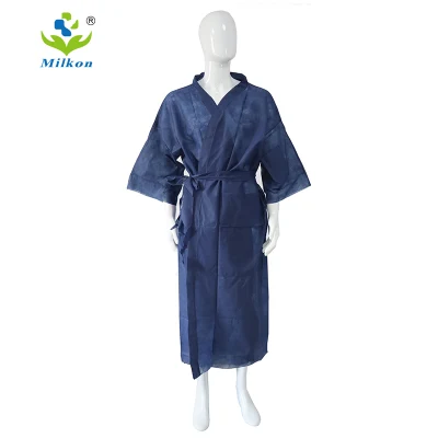 Jupe de bain jetable Robe de bain Salon de beauté Women's Non-Woven Sweat Steaming Suit Sauna Dress Thin Chest Wrapped Pyjamas