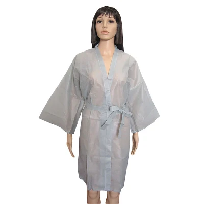 Non-Woven jetable PP doux confortable Pyjama doux pour la peau de l'hôtel SPA Salon Beauté Massage