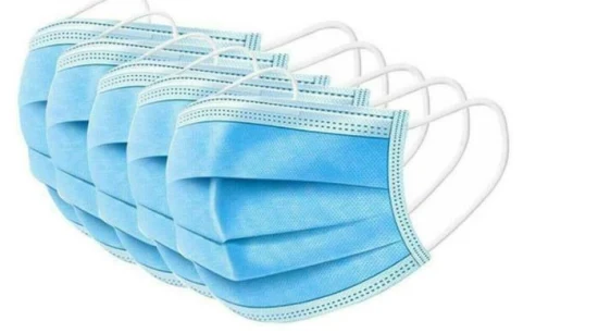 Masques chirurgicaux jetables pour l'hôpital 3ply Earloop masque facial médical masque anti-poussière